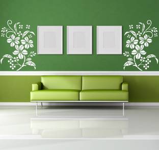 Creation Universe Flower pattern stencil for wall decoration 40662 Flower Stencil