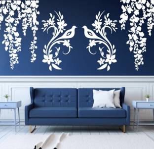 Nnk Decor Pack Of 2 Size:(16 x 24 Inch) Designer Reusable PVC Wall Stencil for Home Decor D1140_D1120 Wall Stencil Stencil