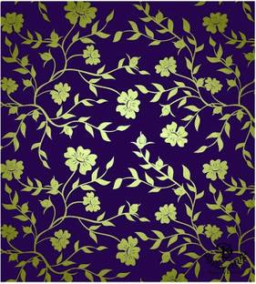 Kayra Decor (KDS36021) Floral Art Design Wall Stencils KDS36020 ( 24 inch x 40 inch)Reusable Wall Stencil Stencil