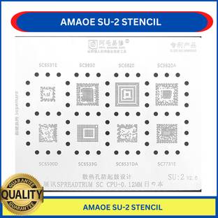 AKT AMAOE SU-2 STENCIL SU2 For SPREADTRUM SC CPU CPU SC6531E SC9850 SC6820 SC9820A SC6500D SC6533G SC7731E SC6531DA Reballing Stencil
