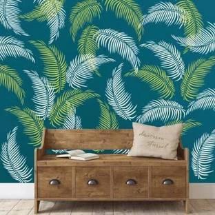 Kayra Decor wall design stencil for painting KHS515 Calyptra Hedge Floral Design Wall art 16*24 Leaf Stencil