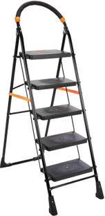 ALNICO Heavy Duty Platform 5 Step -Ce Certified - Load Capacity:120 kg Steel Ladder