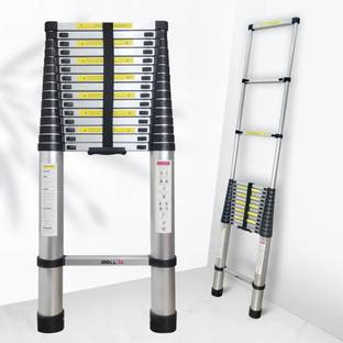 iBELL TE205 20.5 Feet Portable Lightweight Compact Ultra Stable 6.25 Meter Telescopic Aluminium Ladder