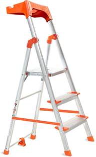 ProHome Apex 3 Steps Anti Slip Shoes Aluminium Ladder