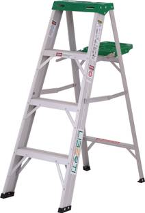 LIBERTI 4ft Step ladder with utility Tray Aluminium Ladder