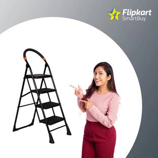 Flipkart SmartBuy 4 Step Kitchen platform ladder Steel Ladder