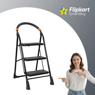 Flipkart SmartBuy Kitchen platform ladder 3 steps Steel Ladder