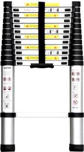 Smarty 11 Feet Portable Lightweight Compact Ultra Stable 3.2 Meter Telescopic Aluminium Ladder