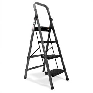 Equal 4-Step Ladder for Home | Carbon-Series Steel Ladder