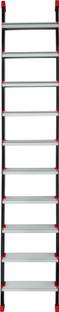 Climb High 10 Step Straight Ladder with Anti-Skid Step and 7 Year Warranty Aluminium Ladder
