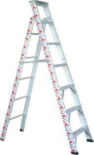 Royal Solution Aluminium 7 feet multi / dual purpose extension ladder ( silver, heavy ) Aluminium Ladder