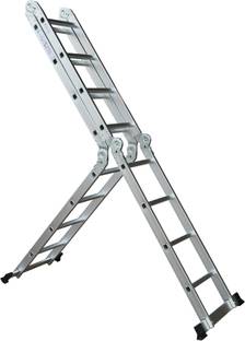 Aardwolf Quickfit Heavy Duty Aluminium Multi Purpose Extension Ladder 16 (Ft) | Stablizer Aluminium Ladder
