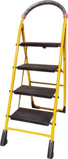 Flipkart SmartBuy Heavy Duty Platform 4 Plastic Step Steel Ladder