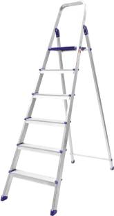 Flipkart SmartBuy 6 Step With Heavy Platform Ladder For Home Aluminium Ladder