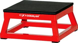 COUGAR Metal PLYO Box-6" Height,Gym Jumping Box, Aerobic Step Board Platform Stepper Stepper