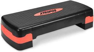 ATROPOS Aerobic Stepper 2 Level Adjustable Workout Fitness Stepper Exercise Platform Stepper