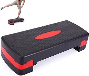 squarefit Stepper for Exercise at Home Fitness Aerobic Stepper with Height Adjustments Stepper