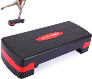 Active Sports & Fitness Arena Adjustable Aerobic Stepper for Home Workouts and Cardio Training Stepper Stepper