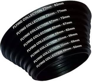 FLYING COLLECTION Step UP Lens Filter Adaptor Ring Set Sizes: 49-52mm, 52-55mm, 55-58mm, 58-62mm, 62-67mm, 67-72mm, 72-77mm, 77-82 mm Step Up Ring