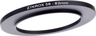 ZINROX 58-82mm Stepping Up Ring, Set of 1 Piece - Size : 58mm to 82mm, Step Up Ring Step Up Ring