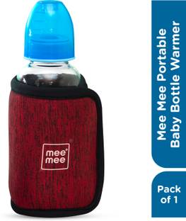 MeeMee Portable Baby Bottle Warmer, 10 Mins to Warm Baby Milk, Quick USB Charging - 1 Slots