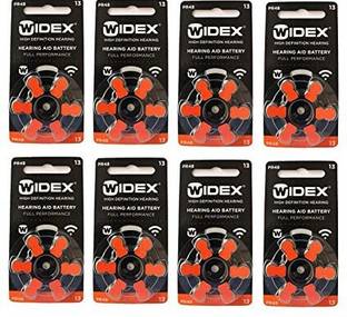 Widex P13 Hearing Aid Battery (8 strip) Hearing Aid Battery Stethoscope Case