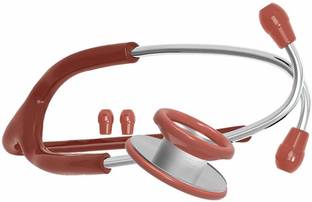 MCP Dual Head Stethoscope for Doctors & Medical Students (Chocolate Brown) Stethoscope Stethoscope Ear Knobs