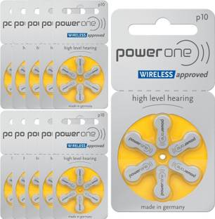 Power one P10 Hearing Aid Batteries 1.45V 7 patta pack of 42 batteries p10 hearing aid battery Stethoscope Case