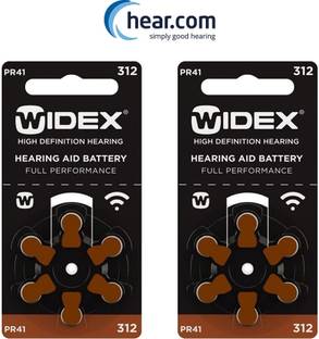 Widex Hearing Aid Battery-Size 312-Pack of 12 Batteries -2 Strips 28001602000 Stethoscope Case