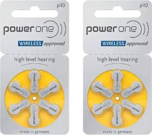 Power one P10 Hearing Aid Battery (6X2 strip) 12 Cells Widex 13 Stethoscope Case