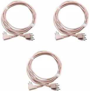 Aika 3 Pin Hearing Aid Receiver Cable Hearing Aid Replacement Cord For Pocket Model 3 Pin Wire Identification Tag