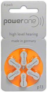 Power one P13 1.45V PR48 Hearing Aid Batteries