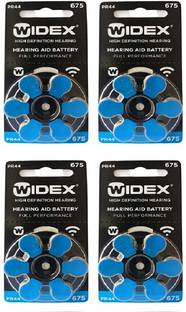 Widex hearing aid battery Size 675 (4 Packets= 24 Batteries) hearingaidbattery-Size675-24battery Stethoscope Case