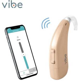 VIBE P4 - 4 Channels Fully Digital Affordable Hearing Aid Machine / Ear Machine For Old Age, Best Battery Operated & Pre Configured Sound Profiles Stethoscope Cover