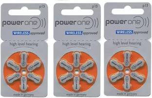POWERONE Size P13 Hearing aid batteries P13- 18 Batteries Stethoscope Case