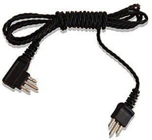 Aika 3 Pin Hearing Aid Single Receiver Cable, Hearing Aid Replacement Cord For Pocket Model 3 Pin Wire Cord Identification Tag
