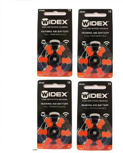 Widex hearing aid battery Size 13 (4 Packets= 24 Batteries) hearingaidbattery-Size13-24battery Stethoscope Case