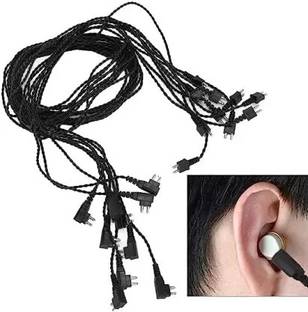 Aika Replacement Only V-CORD 2 PIN Both Ear With Pocket Model Hearing Machine (Pack of 10) Identification Tag