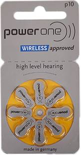 POWERONE Size 10 Hearing Aids Batteries (8 Batteries) | PO10 hearing aid battery (Pack of 1) Stethoscope Case