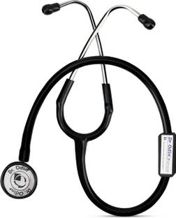 Dr. Odin Dual Head Stethoscope with Stainlessteel Chestpiece Brass Frame Lightweight Design Extra Diaphragm & Ear Plug Included Acoustic Stethoscope
