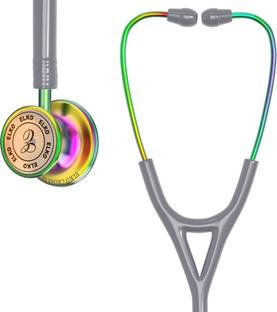 ELKO EL-190 Rainbow Edition CROSS III SS Stainless Steel Dual Head Acoustic Stethoscope