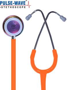 Pulse-Wave Chromatic Cardio Single Tube Acoustic Professional's Deluxe Stethoscope Double Head Stethoscope
