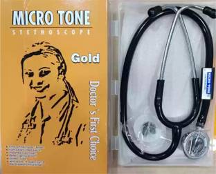 Cityhealth Microtone Gold for Doctors, Light Weight Acoustic Stethoscope