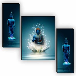 saf 3 cm Lord Buddha religious UV textured self adeshive MDF painting sticker Double-sided Sticker