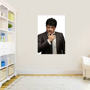 Starxdecals 30 cm Ajith wall sticker - Billa ajith wall sticker - Ajithkumar - AK Self Adhesive Sticker