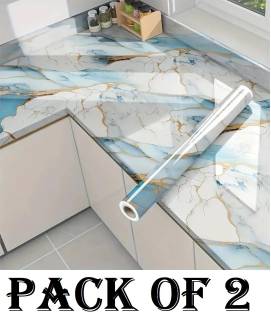 GKN 400 cm Waterproof Self Adhesive Aluminum Foil Kitchen Wall Desk Removable Stickers Self Adhesive Sticker