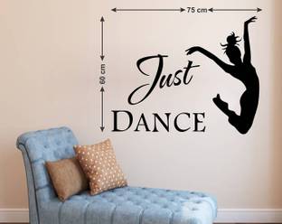 LANSTICK 106.68 cm JUST DANCE WALL STICKER Self Adhesive Sticker