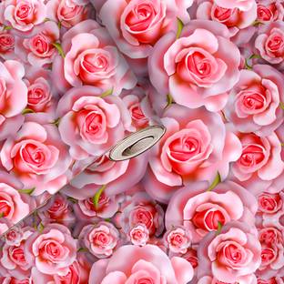 ADM Wallpaper Sticker 240 cm Decorative Wallpaper for wall sticker For Decor (40x240cm) flower Self Adhesive Sticker