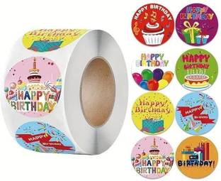 MANAKI ENTERPRISE 3.81 inch 500pcs Thank You Stickers, Round Thank You Adhesive Sticker for Small Self Adhesive Sticker