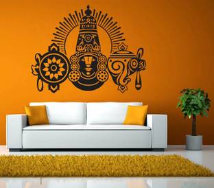 WALLDECORS 60.96 cm HINDU GOD PERUMAL IMAGE Self Adhesive Sticker